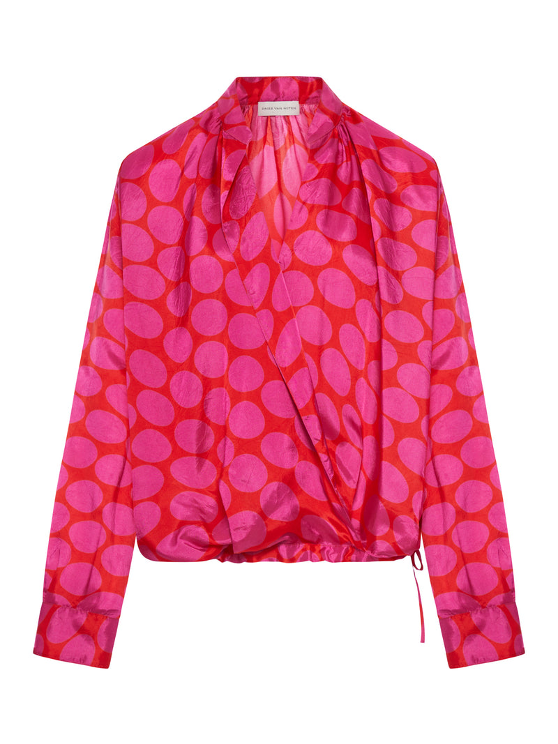 Dries Van Noten Women Maxi Polka Dot Print Blouse