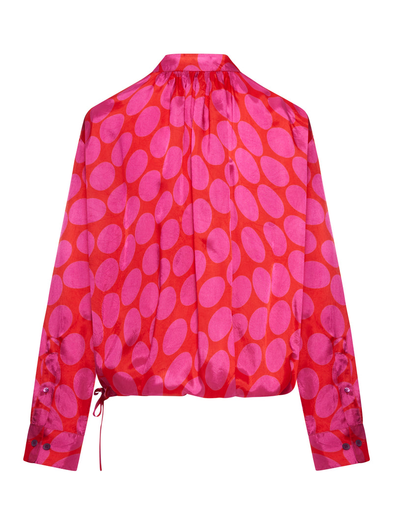Dries Van Noten Women Maxi Polka Dot Print Blouse