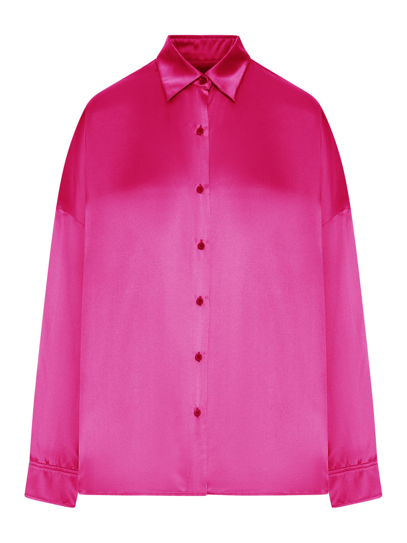 Dries Van Noten Women Satin-Effect Silk Shirt