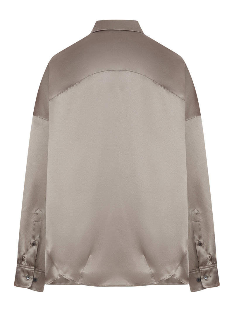 Dries Van Noten Dries Van Noten Women Satin-Effect Silk Shirt