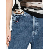 Diesel Diesel Blue Denim - Wide-Leg Jeans Women