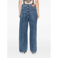 Diesel Diesel Blue Denim - Wide-Leg Jeans Women