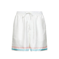 Casablanca White Shorts - Track & Running Shorts Men