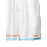 Casablanca White Shorts - Track & Running Shorts Men