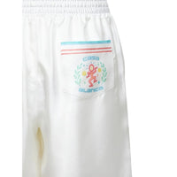 Casablanca White Shorts - Track & Running Shorts Men