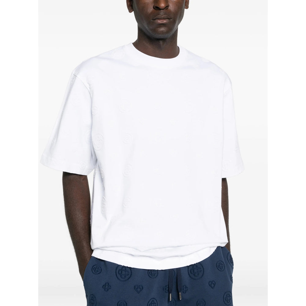 Casablanca Casablanca White T-Shirts & Vests - T-Shirts Men