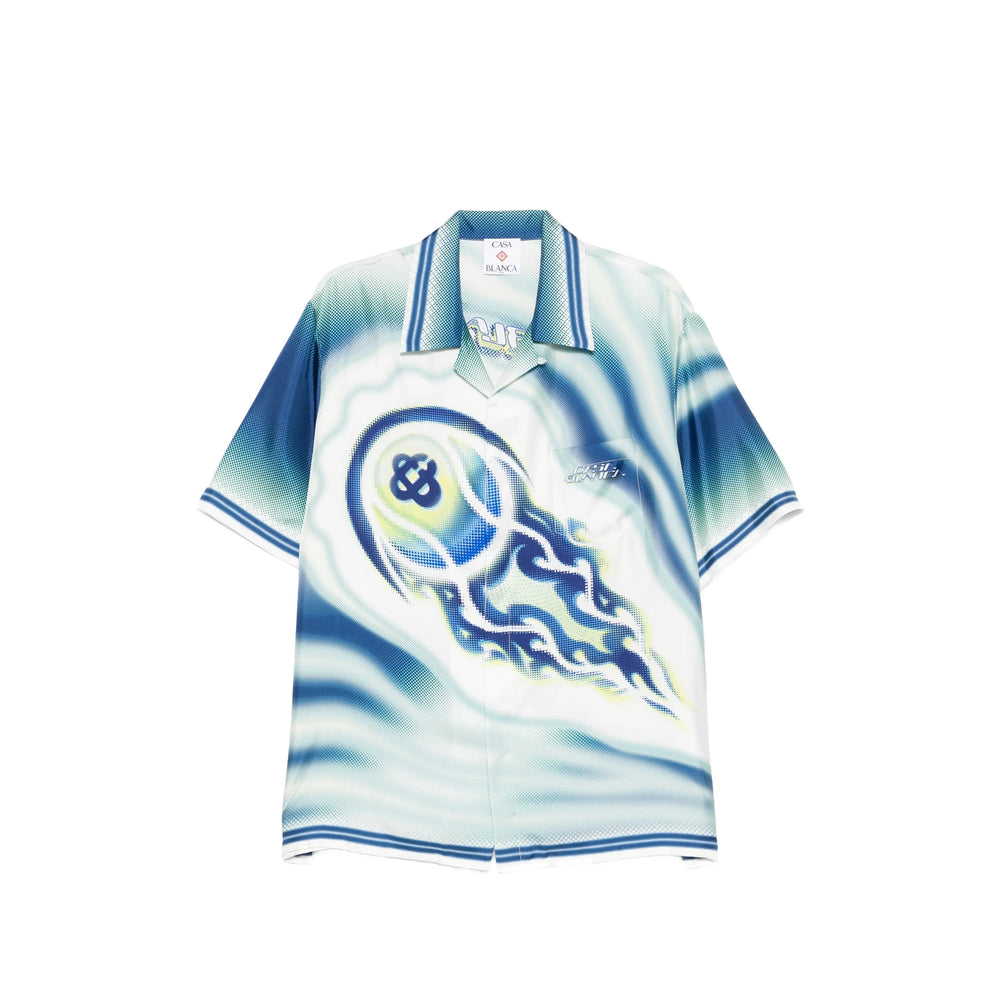 Casablanca Blue Shirts Men