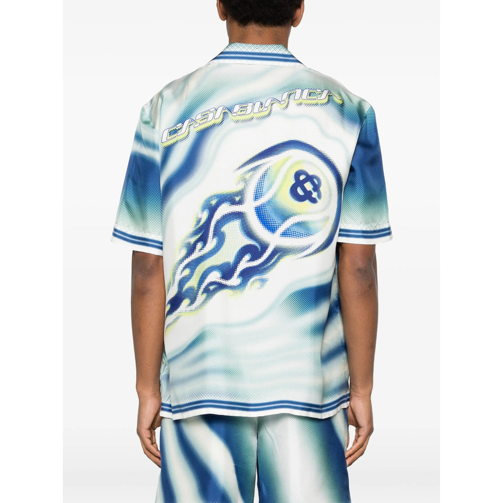 Casablanca Blue Shirts Men