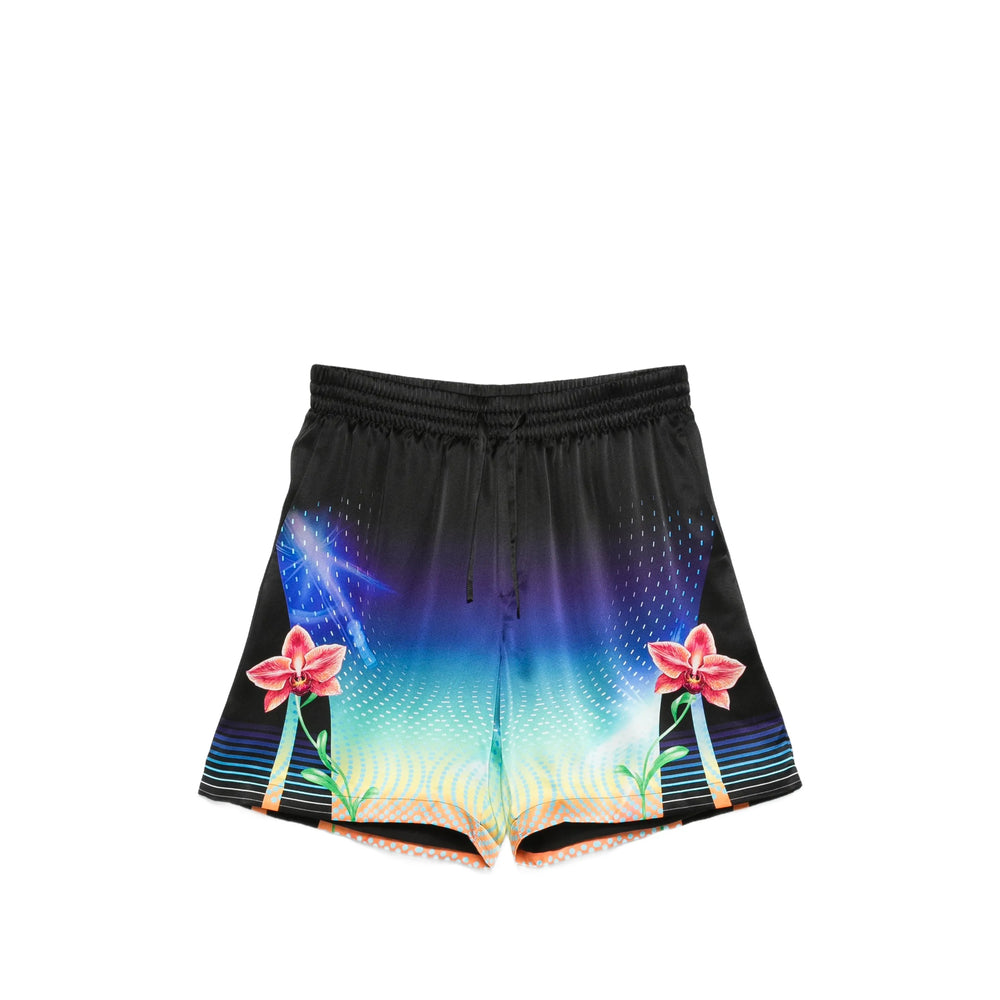 Casablanca Black Shorts - Track & Running Shorts Men