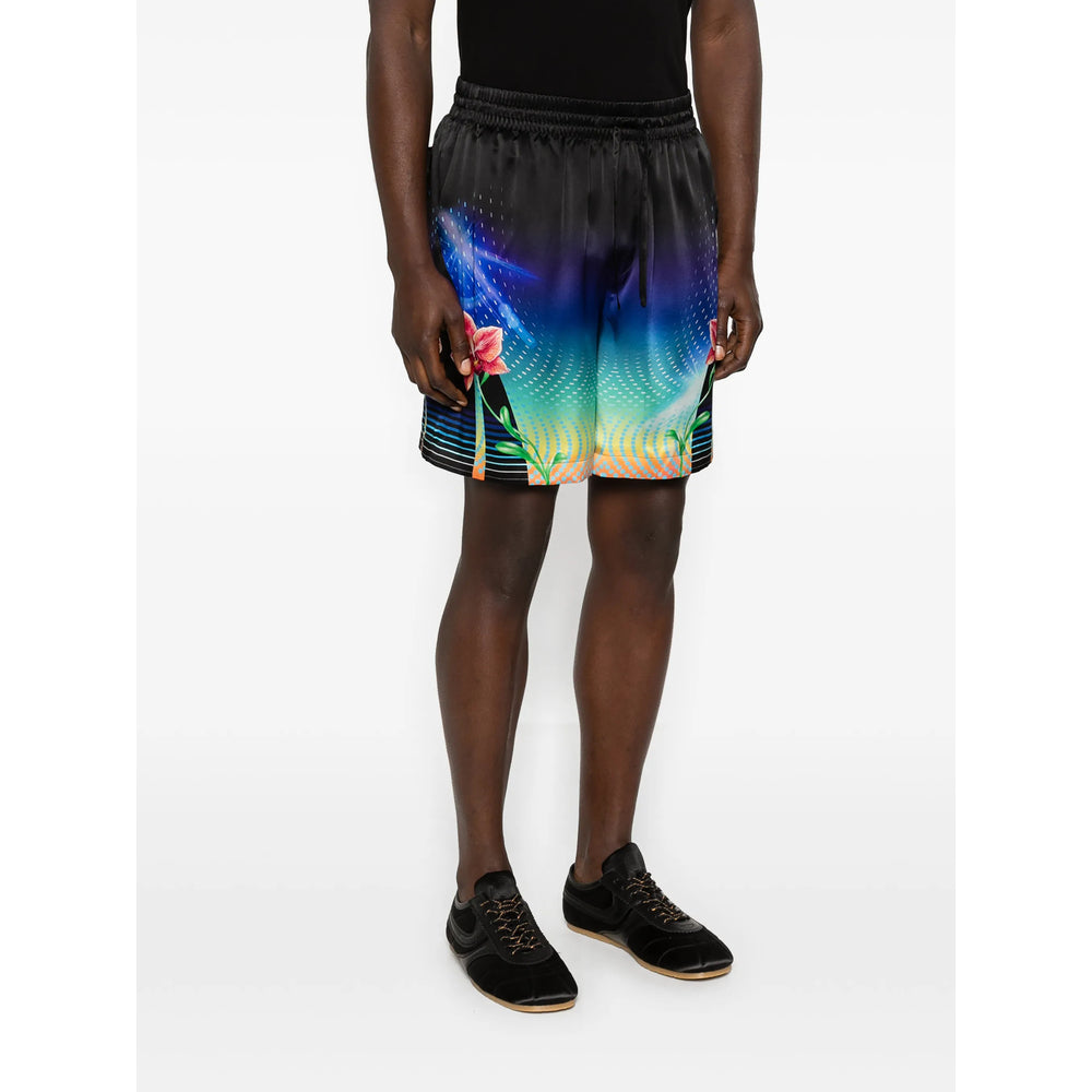 Casablanca Black Shorts - Track & Running Shorts Men
