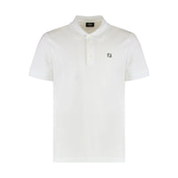 Fendi White Polo Shirts Men