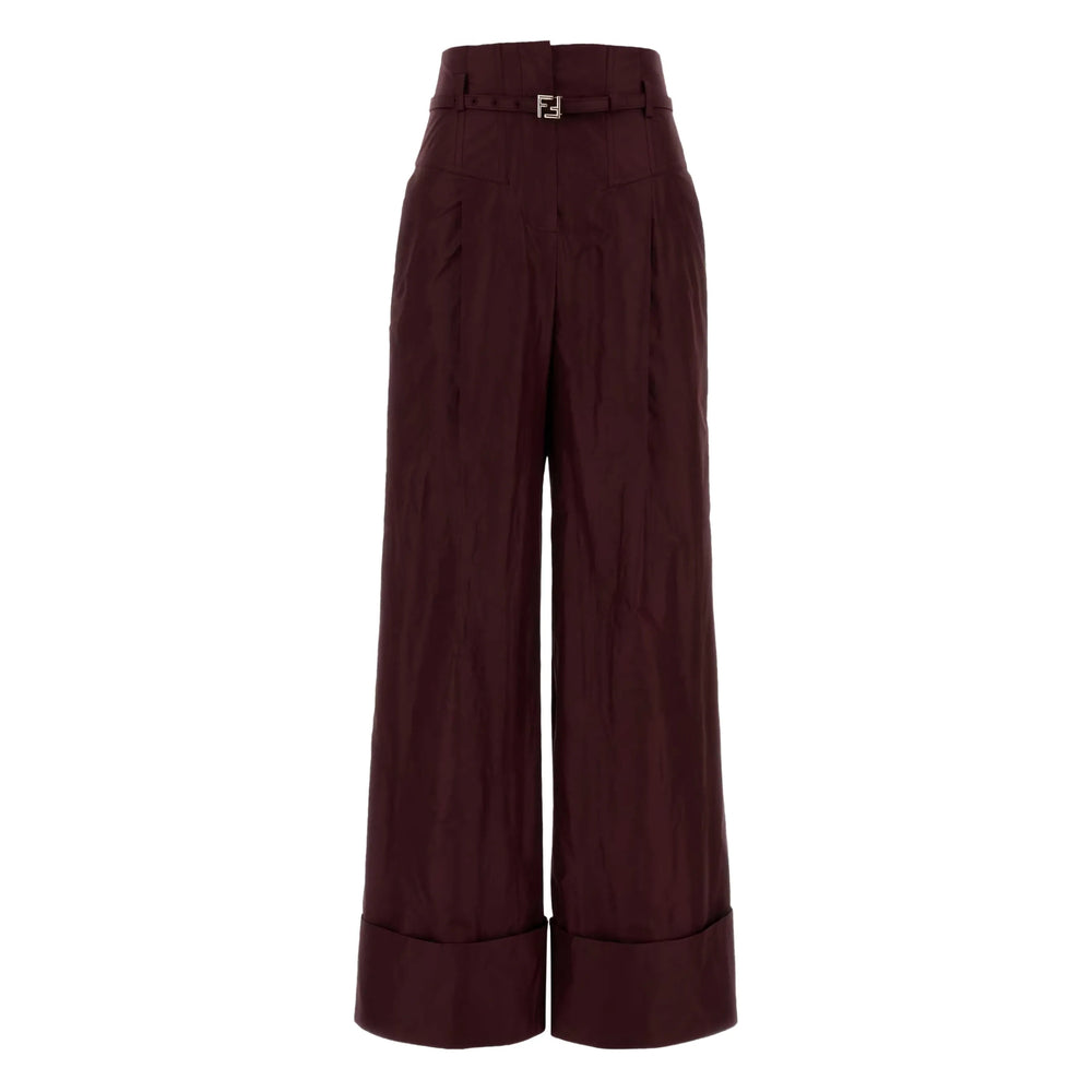 Fendi Red Trousers - Palazzo Pants Women