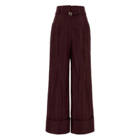 Fendi Red Trousers - Palazzo Pants Women