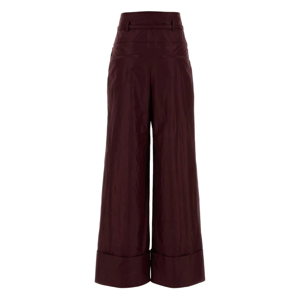 Fendi Red Trousers - Palazzo Pants Women