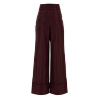 Fendi Red Trousers - Palazzo Pants Women