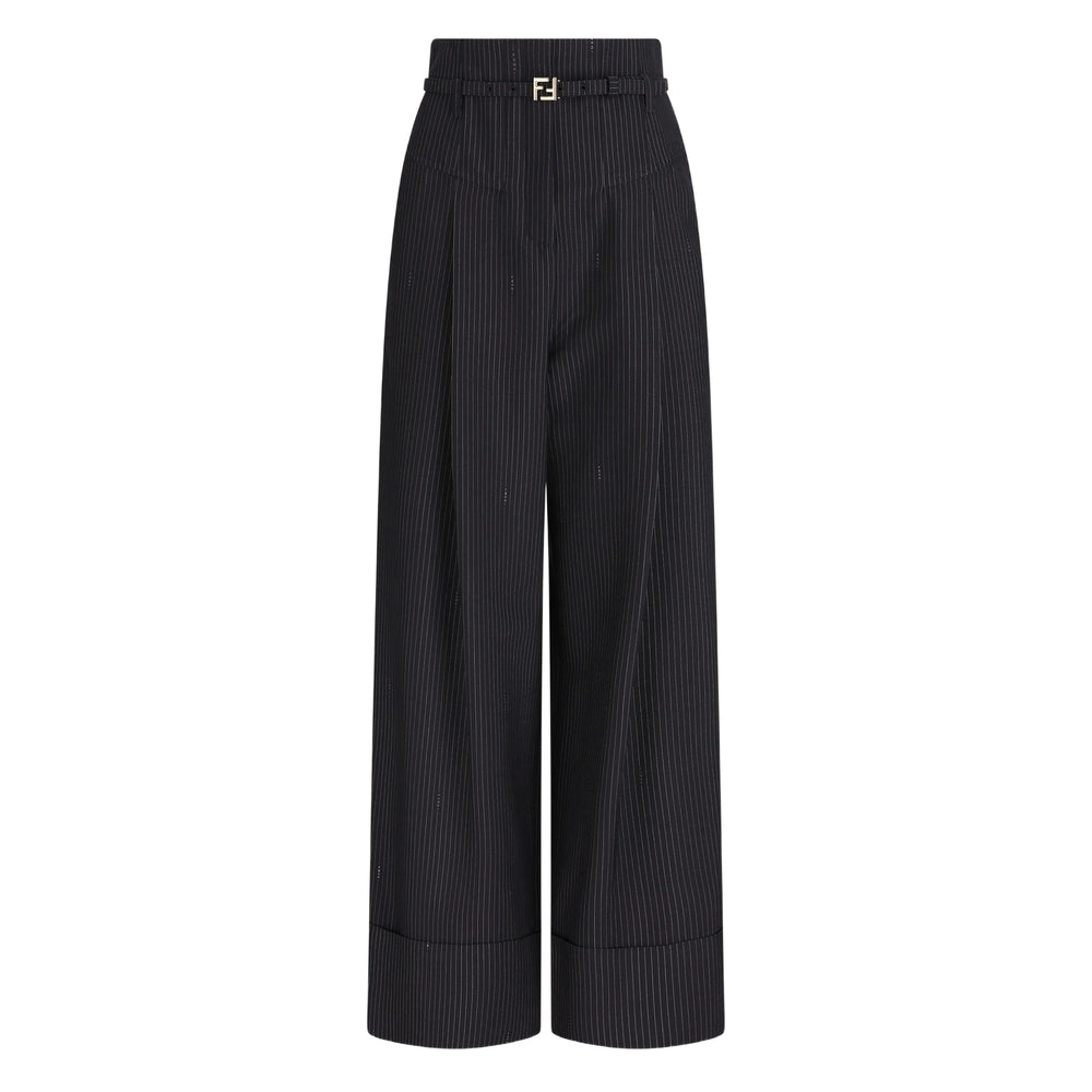 Fendi Black Trousers - Tailored Trousers Women