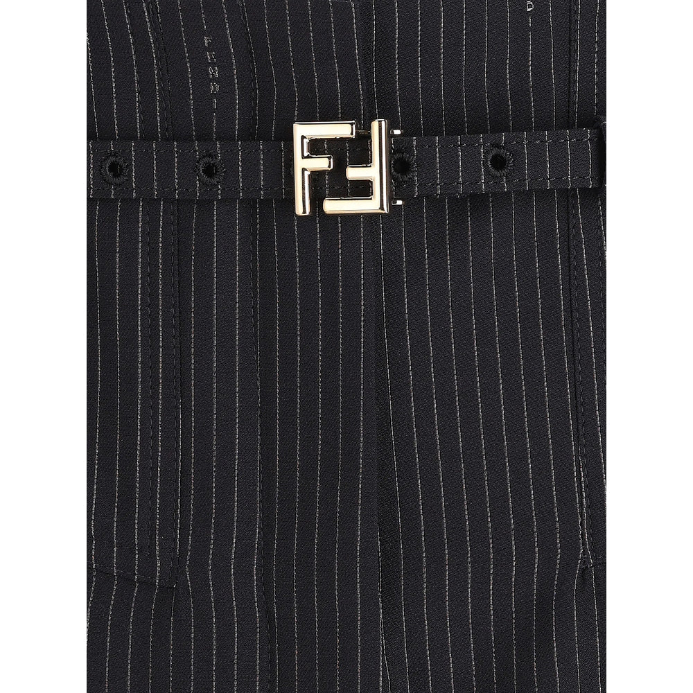 Fendi Black Trousers - Tailored Trousers Women
