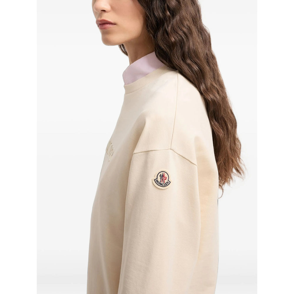 Moncler Moncler Neutrals Tops - Sweatshirts Women