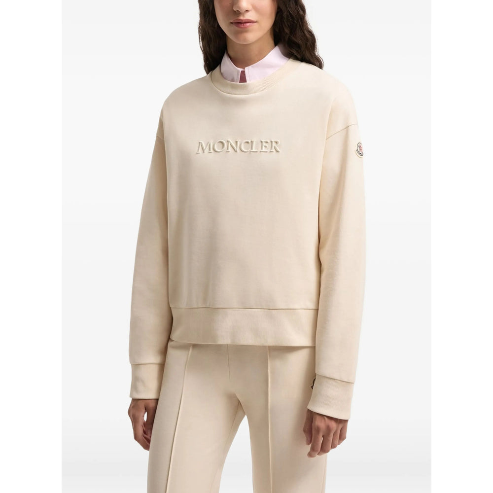 Moncler Moncler Neutrals Tops - Sweatshirts Women