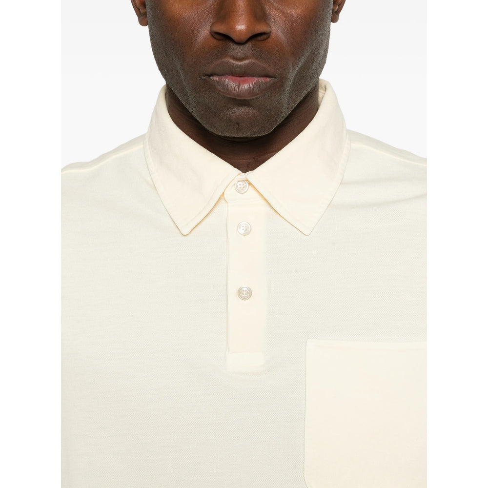 Moncler Yellow Polo Shirts Men
