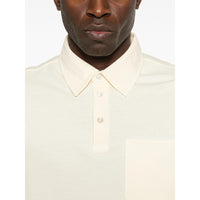 Moncler Yellow Polo Shirts Men
