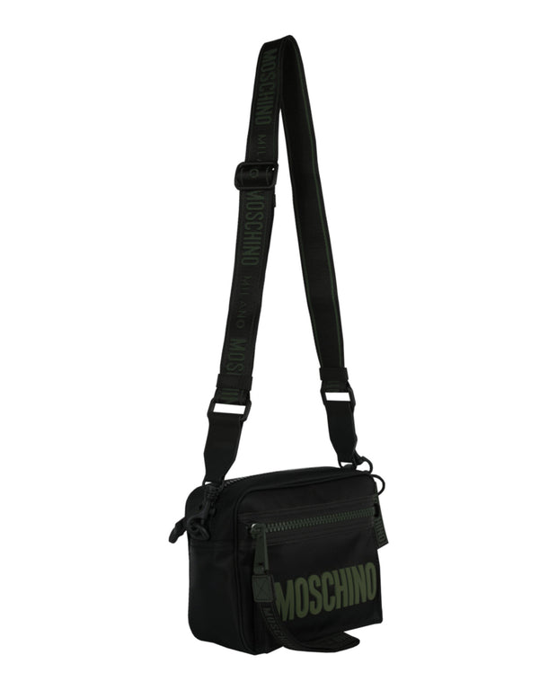Moschino Mens Logo Crossbody Bag