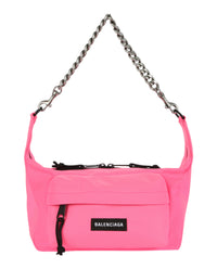 Balenciaga Balenciaga Womens Chain-Link Raver Bag