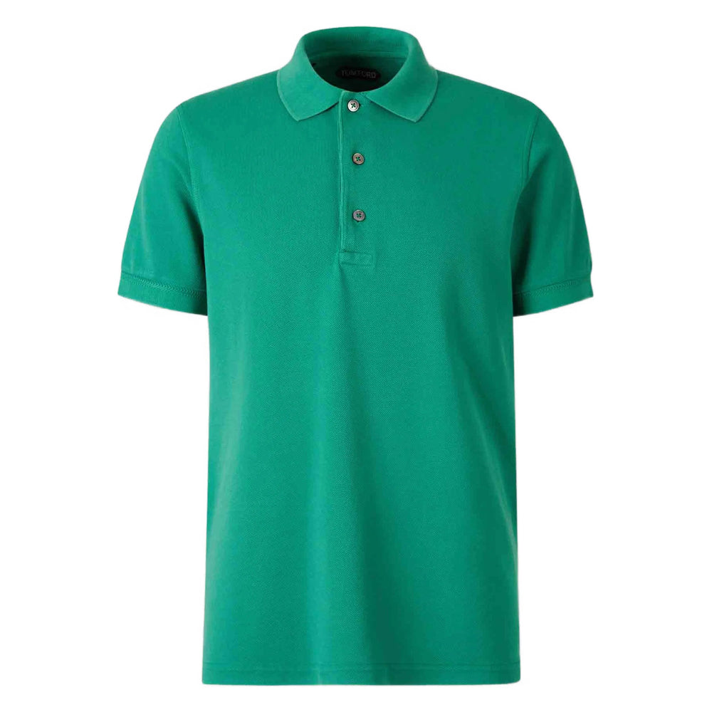 TOM FORD Tom Ford Men Green Polo Shirt