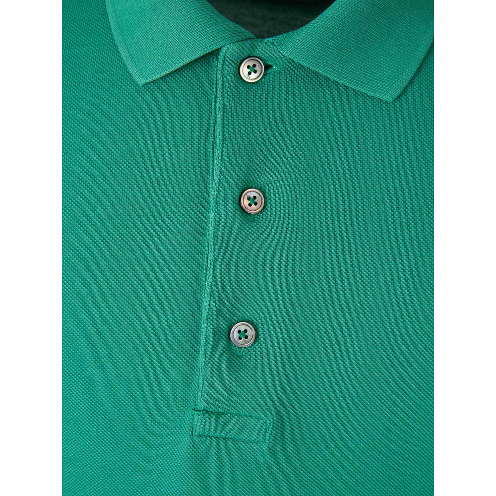 TOM FORD Tom Ford Men Green Polo Shirt