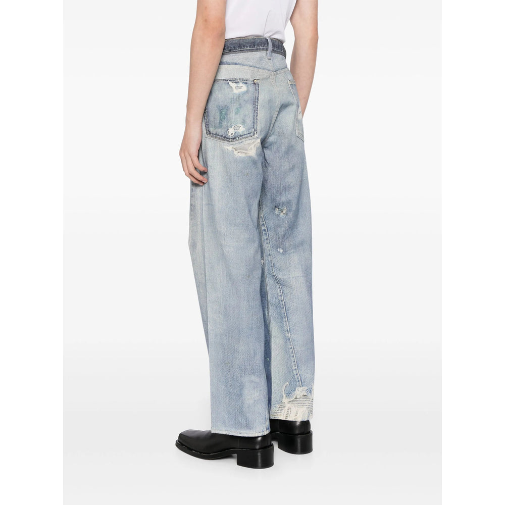 Our Legacy Our Legacy Blue Trousers - Wide-Leg Trousers Men