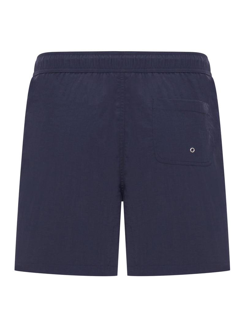 Celine Men Swimsuit In Technical Fabric With Embroidered Logo
