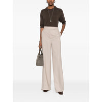Max Mara Max Mara Neutrals Trousers - Straight Trousers Women