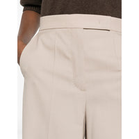 Max Mara Max Mara Neutrals Trousers - Straight Trousers Women