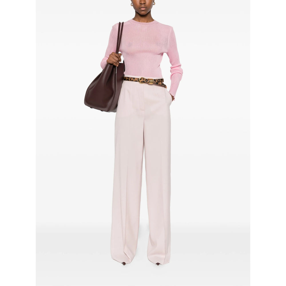 Max Mara Pink Trousers - Straight Trousers Women