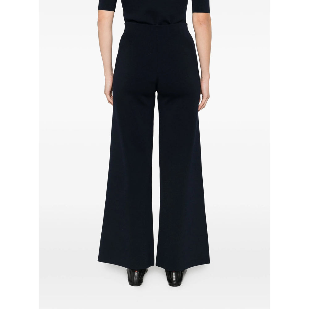Max Mara Max Mara Blue Trousers - High-Waisted Trousers Women