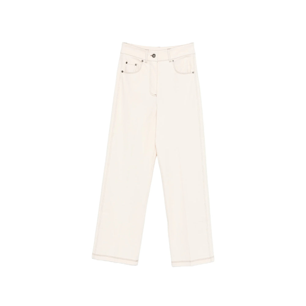 Max Mara Max Mara Neutrals Trousers - Straight Trousers Women