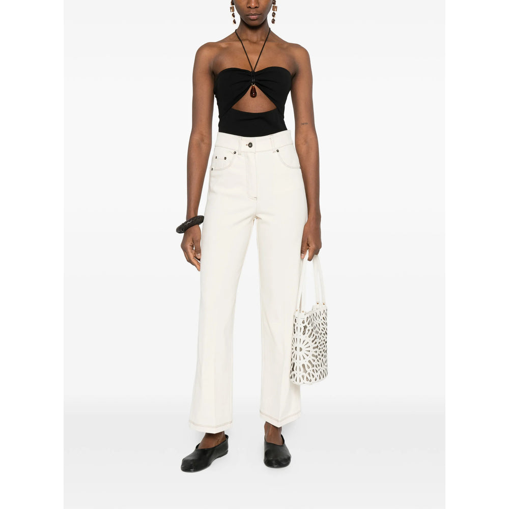 Max Mara Max Mara Neutrals Trousers - Straight Trousers Women