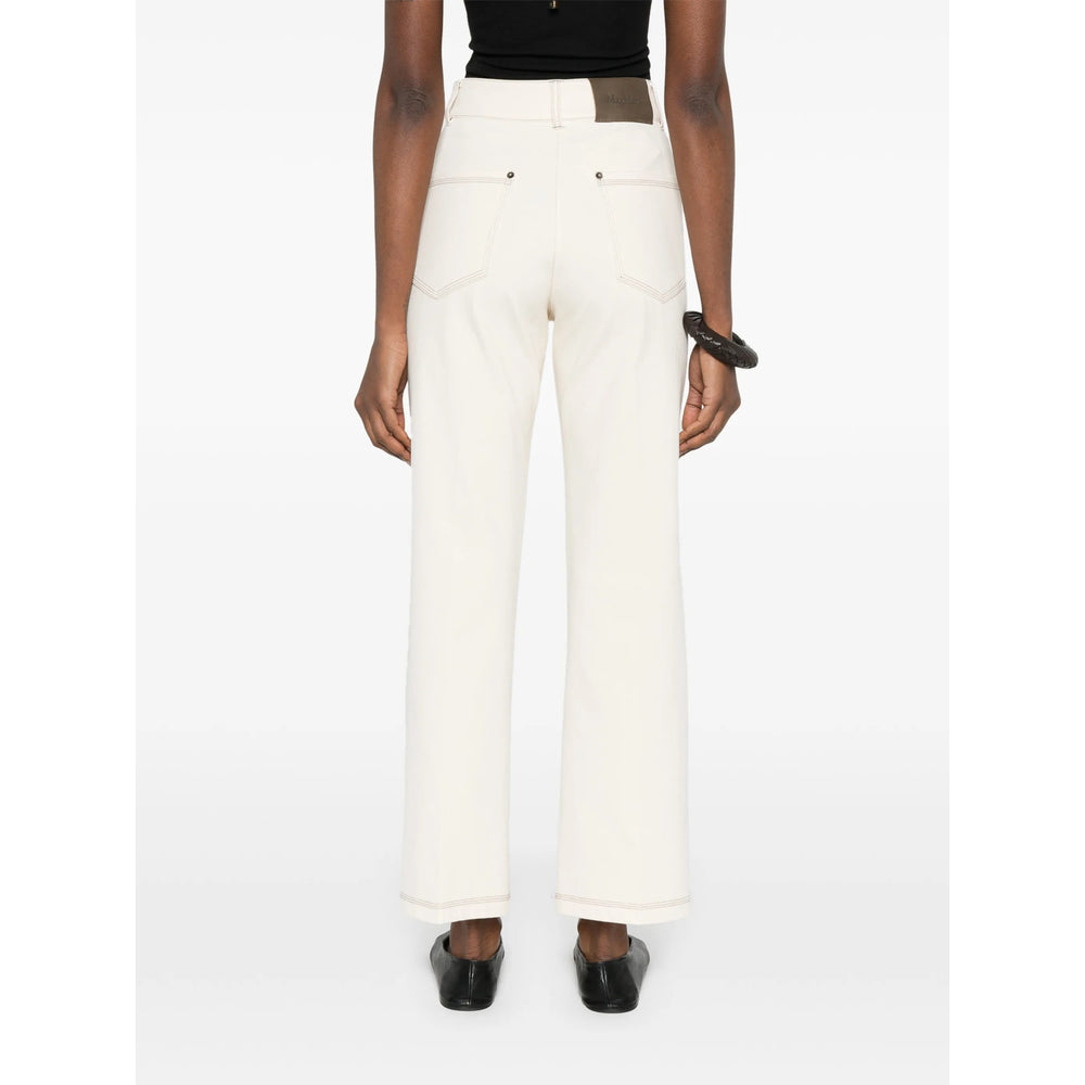 Max Mara Max Mara Neutrals Trousers - Straight Trousers Women