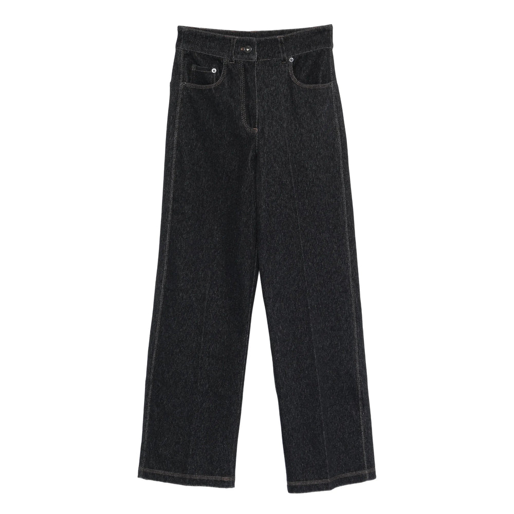 Max Mara Max Mara Blue Trousers - High-Waisted Trousers Women