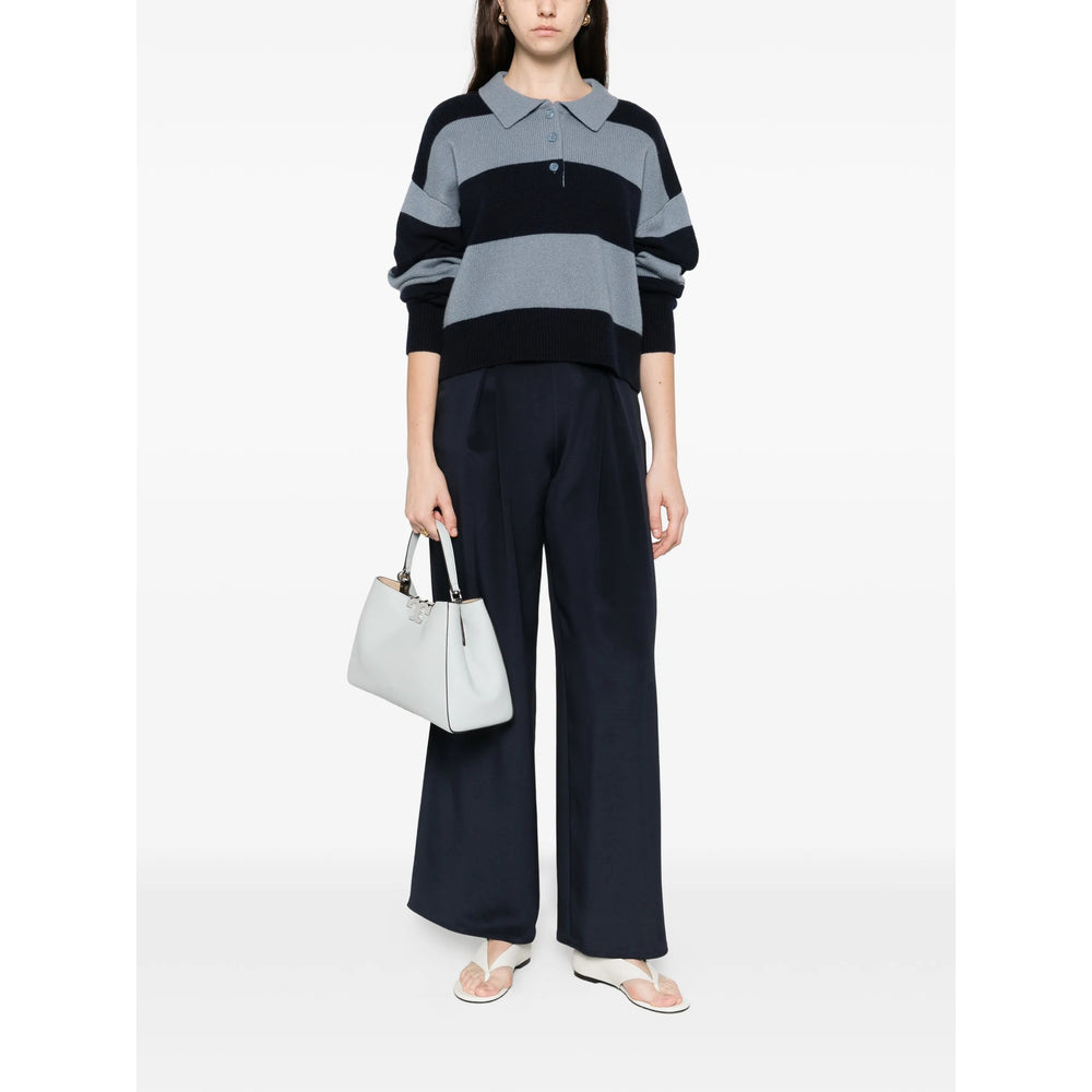 Max Mara Max Mara Blue Trousers - Palazzo Pants Women