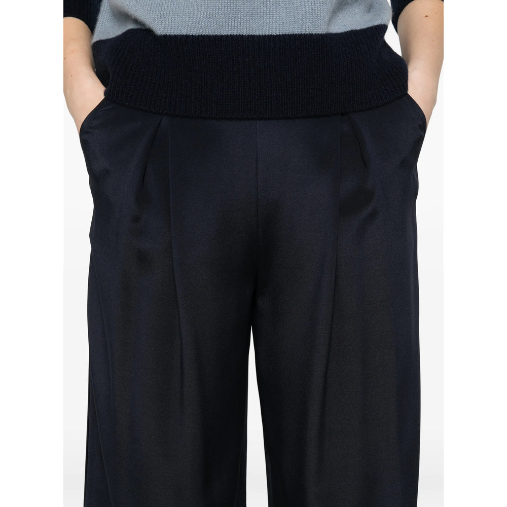 Max Mara Max Mara Blue Trousers - Palazzo Pants Women