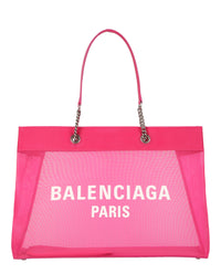 Balenciaga Womens Large Duty Free Mesh Tote
