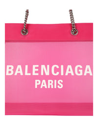 Balenciaga Womens Large Duty Free Mesh Tote
