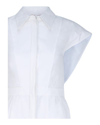 Alexander McQueen Womens Cotton Pencil Shirt Dress