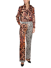 Roberto Cavalli Women Moray Eel Print Pants