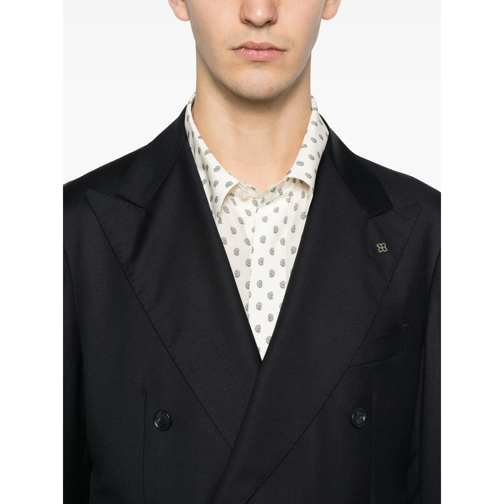 Tagliatore Blue Suits - Double Breasted Suits Men