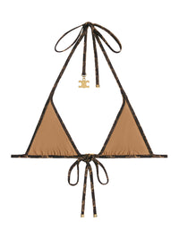 Celine Celine Women Triangle Top In Matt Jersey With Monogram