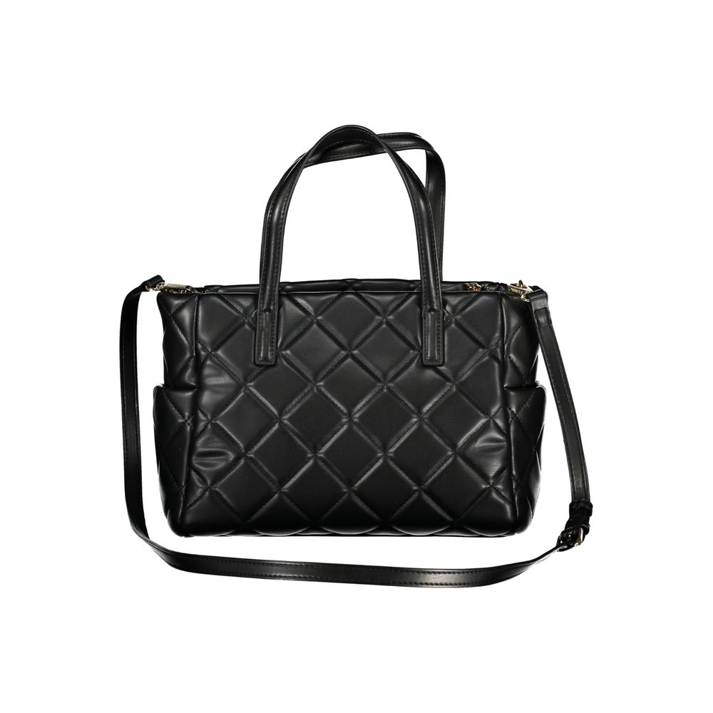 Mario Valentino Black Polyurethane Women's Women's Handbag