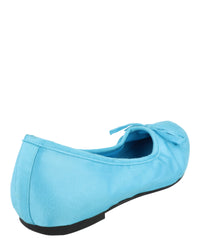 Balenciaga Balenciaga Mens Leopold Worn-Out Satin Ballet Flats