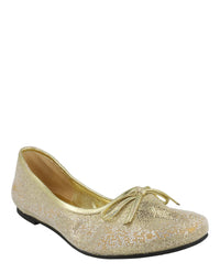 Balenciaga Mens Leopold Worn-Out Glitter Flats